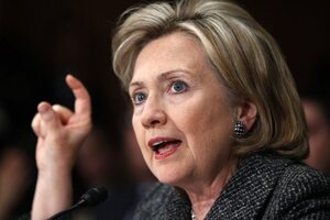 hillary gives up nuclear time in speech