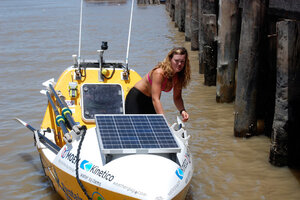 Katie Spotz becomes youngest person to row across Atlantic Ocean