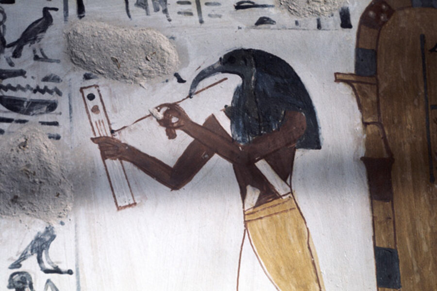 Archaeologists unearth statue of Egyptian god "Thoth" - CSMonitor.com