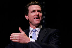 San Francisco's Newsom Launches Lieutenant Governor Bid - CSMonitor.com