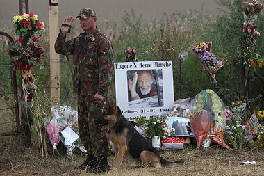 AWB leader Eugene Terreblanche's funeral in Ventersdorp, South Africa, in  pictures