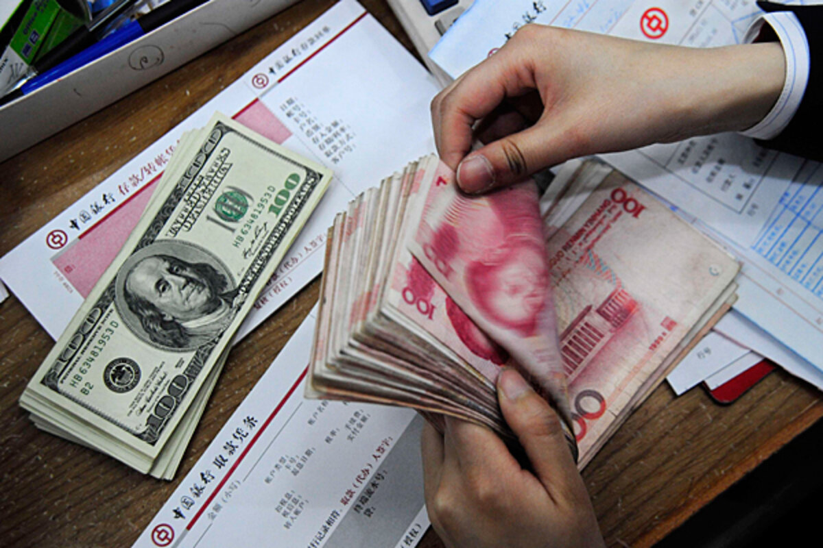 Chinese currency may rise against US dollar. Good for both nations? -  CSMonitor.com
