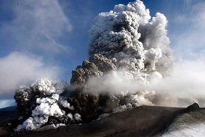 Volcanic Ash And Dust Are Pushed Into Atmosphere