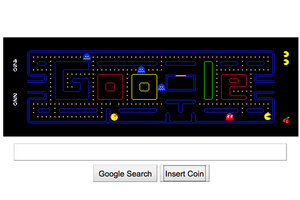 30th anniversary of pac man google doodle