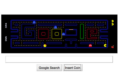 Google Doodles 30th Anniversary of PAC-MAN - 10,000 Points (1P