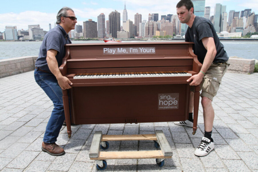 New York pianos exhibit 60 pianos will be located all over the city