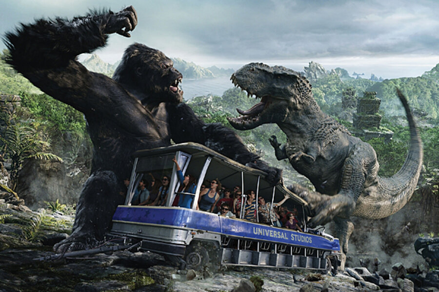King Kong comes back to life in 'King Kong 360 3-D' at Universal Studios 