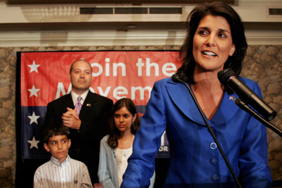 Nikki Haley in South Carolina runoff - CSMonitor.com