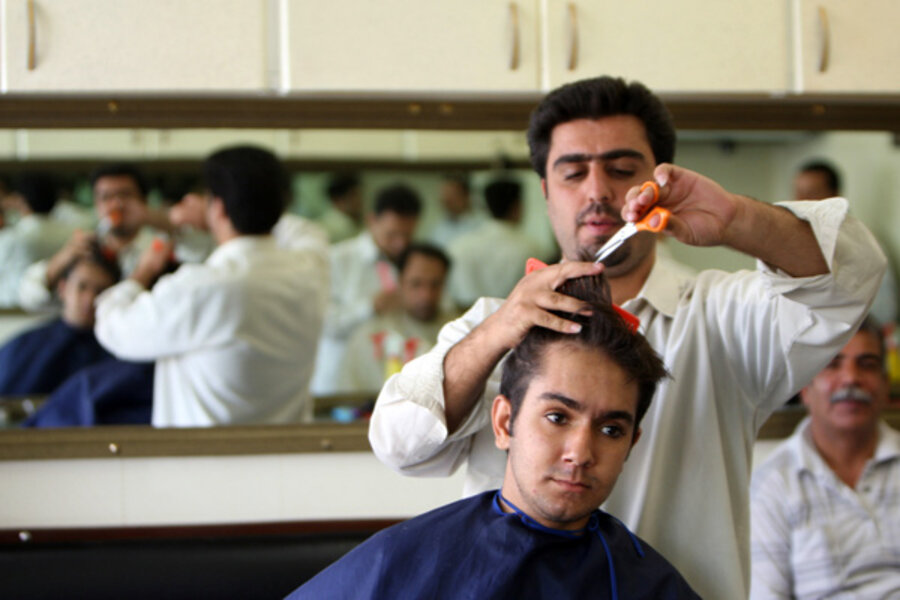 Official Iranian Haircut List No Mullets Ponytails Or Spikes Csmonitor Com