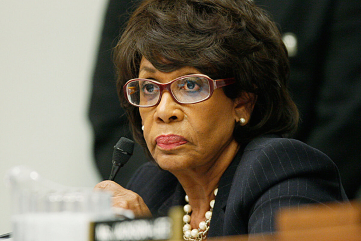 Maxine Waters maintains innocence as House outlines ethics violations -  CSMonitor.com