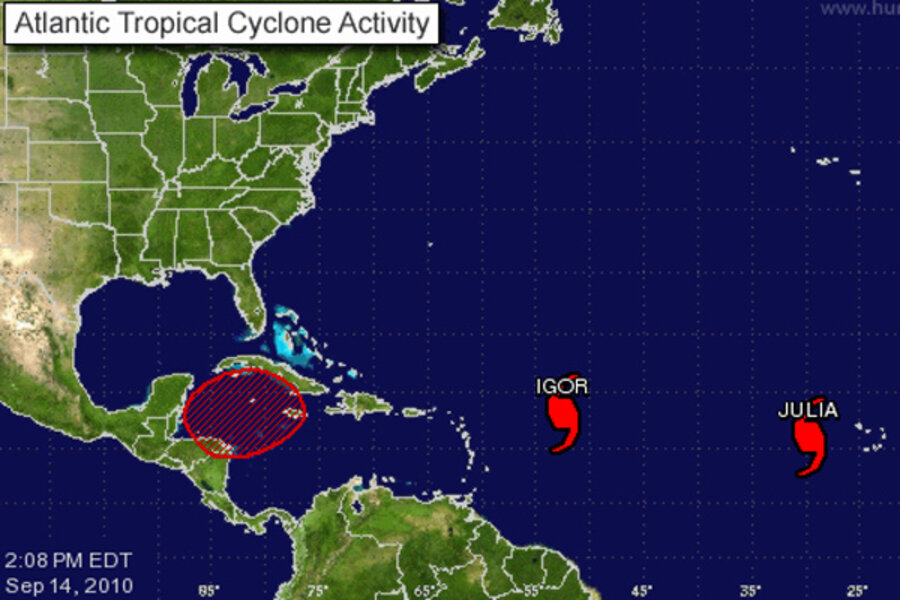 Hurricane Julia forms in the Atlantic Ocean - CSMonitor.com