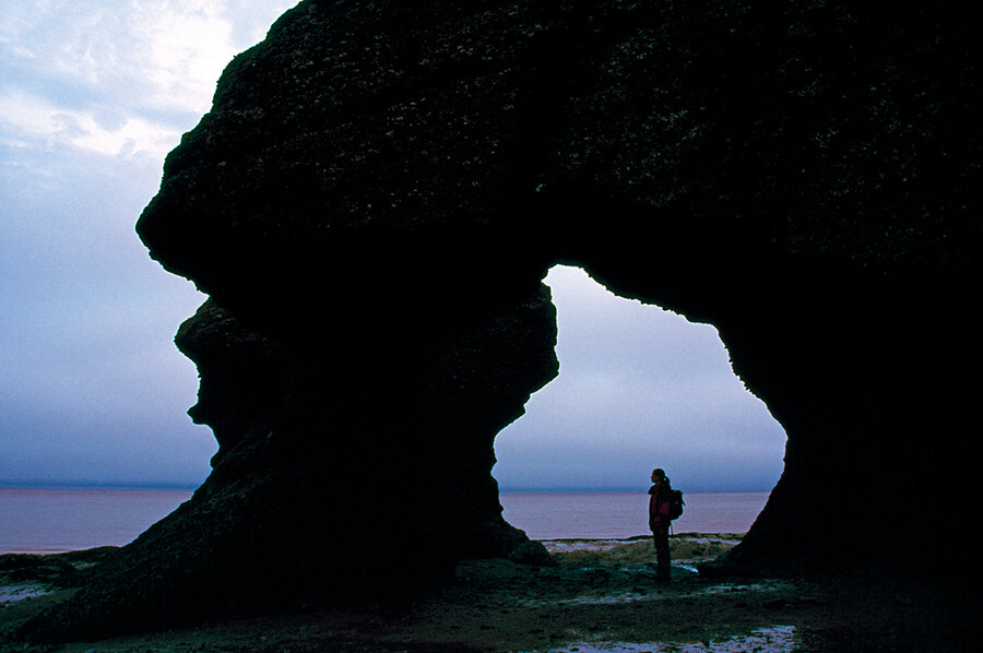 The Sea Caves of the Bay of Fundy