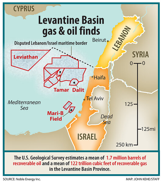 Oil and gas discoveries produce potential Israel-Lebanon flash points - CSMonitor.com