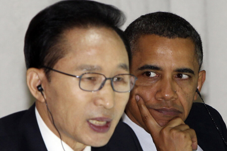 Obama fails to seal trade deal with South Korea - CSMonitor.com