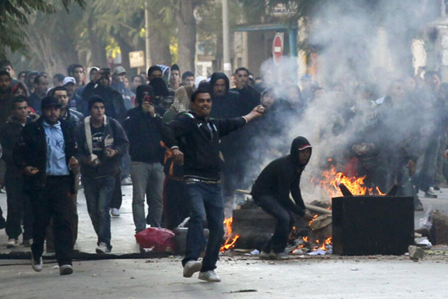 Tunisian protests shake one of the most repressive Arab regimes -  CSMonitor.com