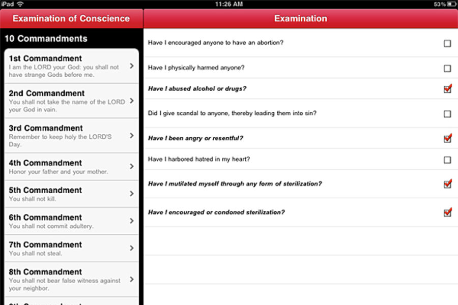 Confession app for iPhone approved by Catholic Church Confession app for iPhone approved by Catholic Church