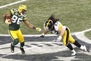 steelers v packers super bowl