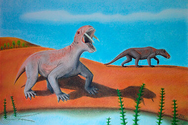 saber toothed deer