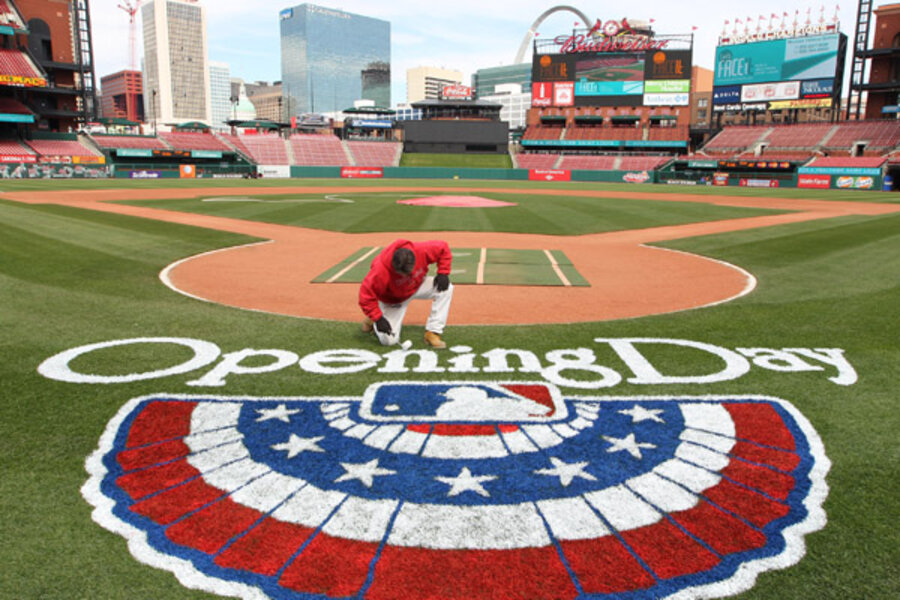 MLB Opening Day Traditional opener in Cincinnati, and Yankees' Jeter