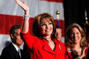 Sarah Palin White Mini Dress