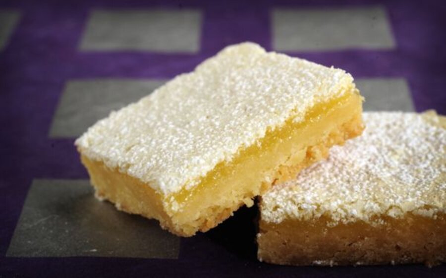 Perfectly simply lemon bars - CSMonitor.com