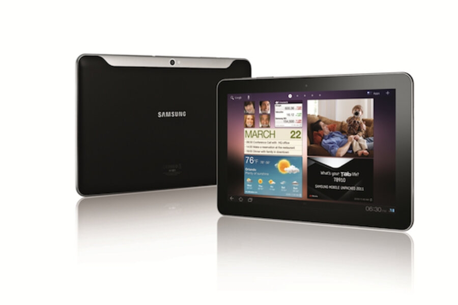 Regeren vergeten Aannemelijk Android tablet Galaxy Tab 10.1 brings Google power to iPad frame -  CSMonitor.com