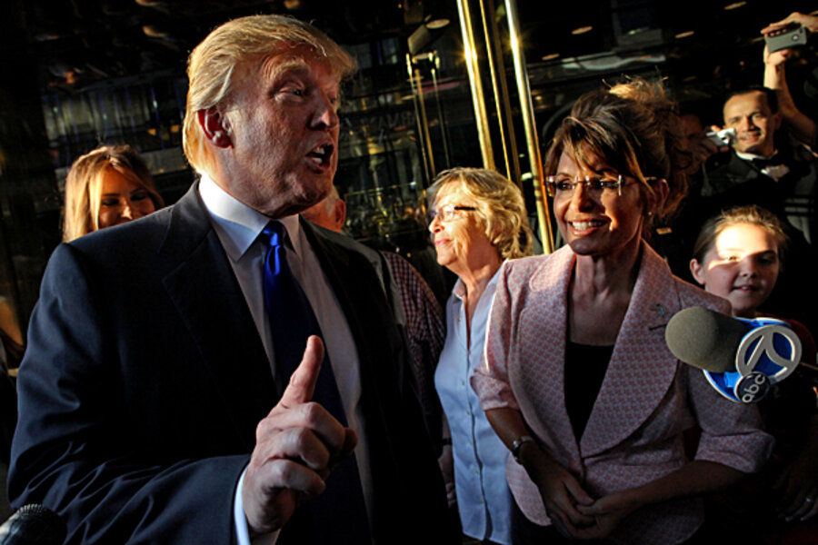Trumpaline What did Sarah Palin and Donald Trump talk about? - CSMonitor.com