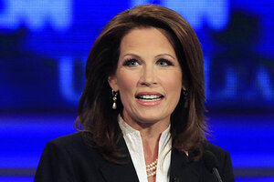 Republican debate 2011 Michele Bachmann announces presidential