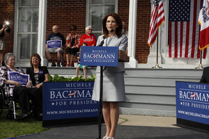 Two key tests for Michele Bachmann and her presidential bid