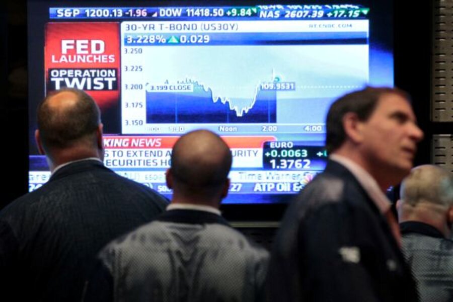 Treasury bonds soar, yields drop on Fed plan - CSMonitor.com