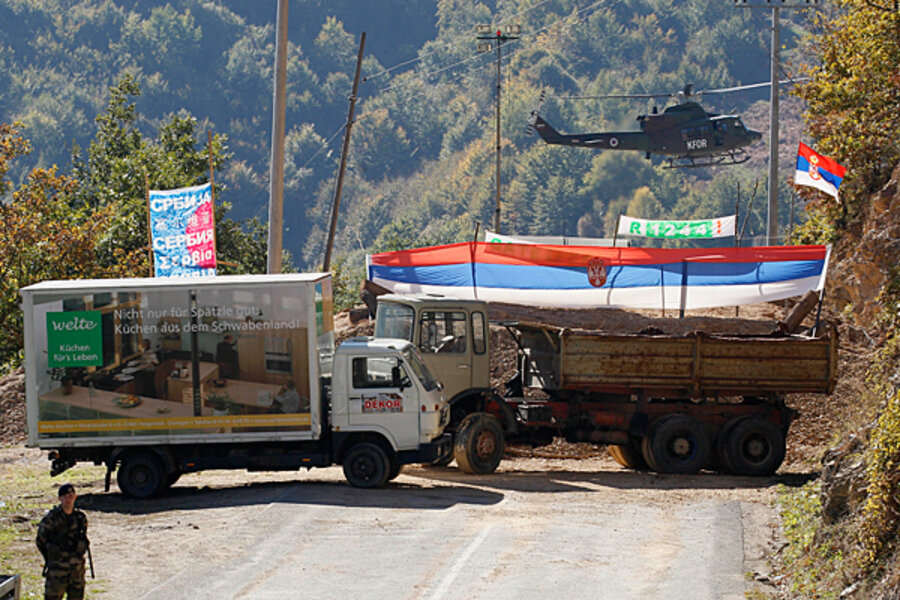 Kosovo Serbs We Won T Remove Barricades Leading To The North