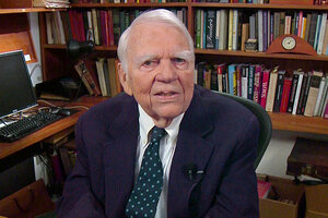 andy rooney last broadcast