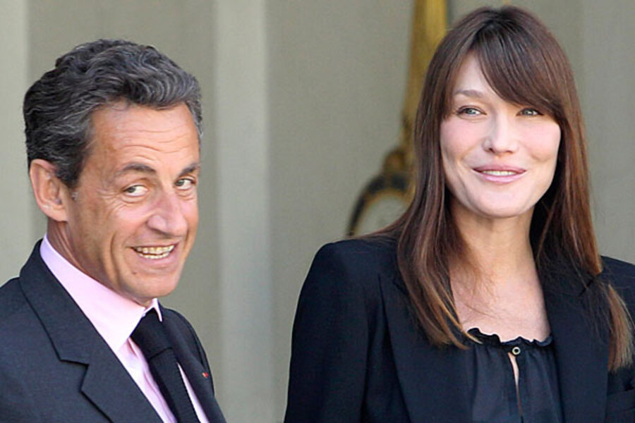 Carla Bruni It S A Girl The First Baby In A French Presidency Csmonitor Com