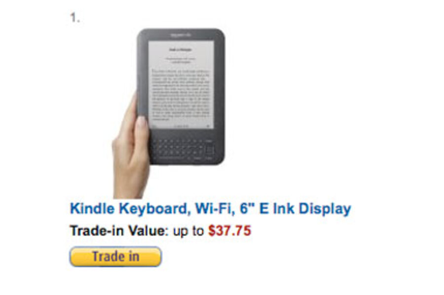 Amazon offers tradein program for Kindles, iPads