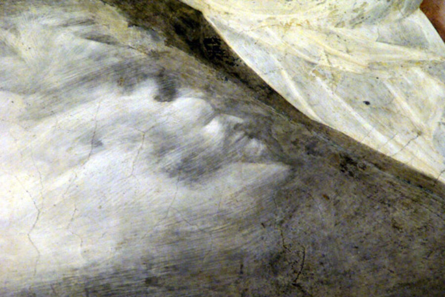 Giotto devil: Devil Found in detail of Giotto fresco in Italy ...