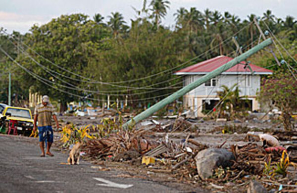 Tsunami warnings samoa